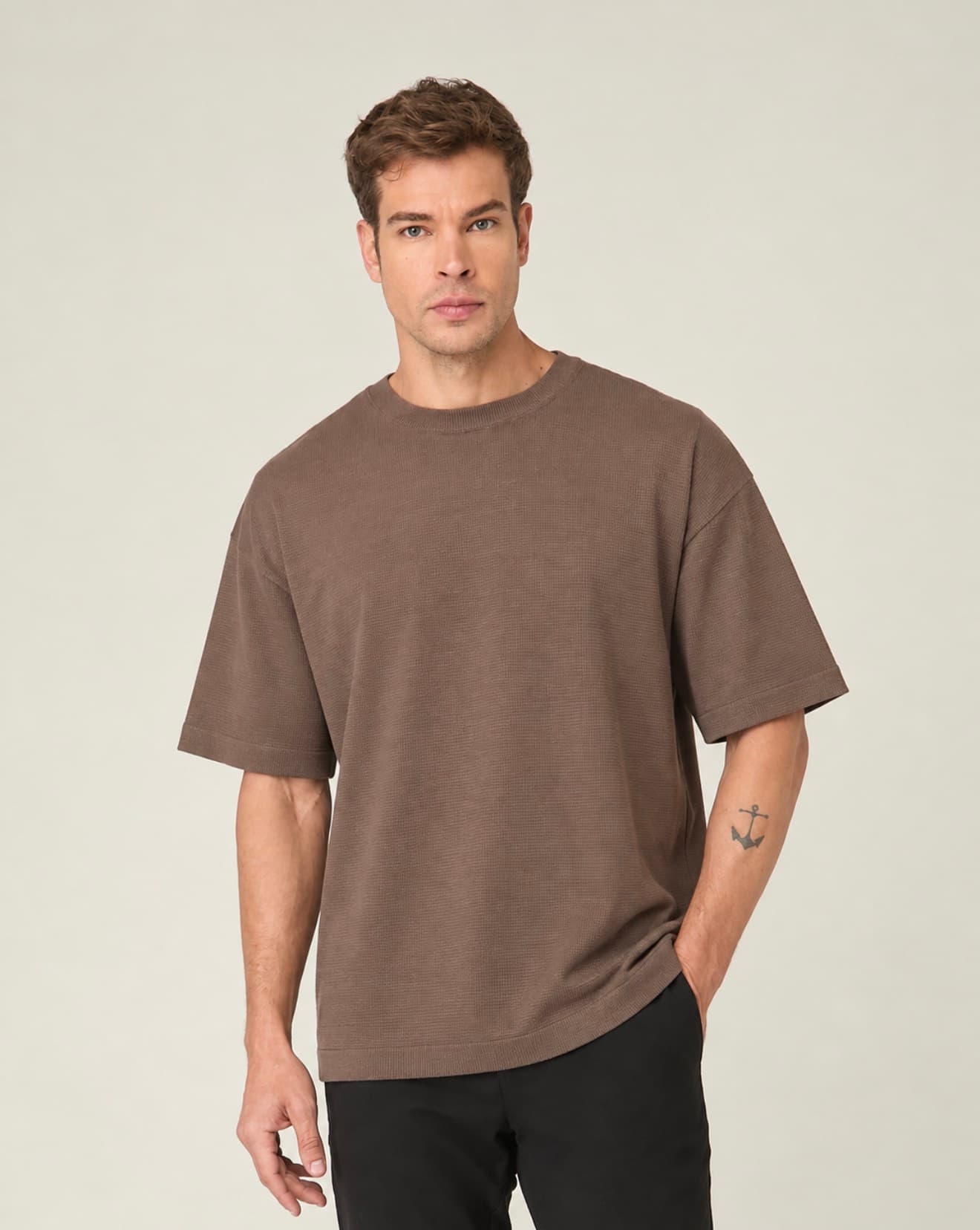 Oversized Marrom, foto 3 de 4
