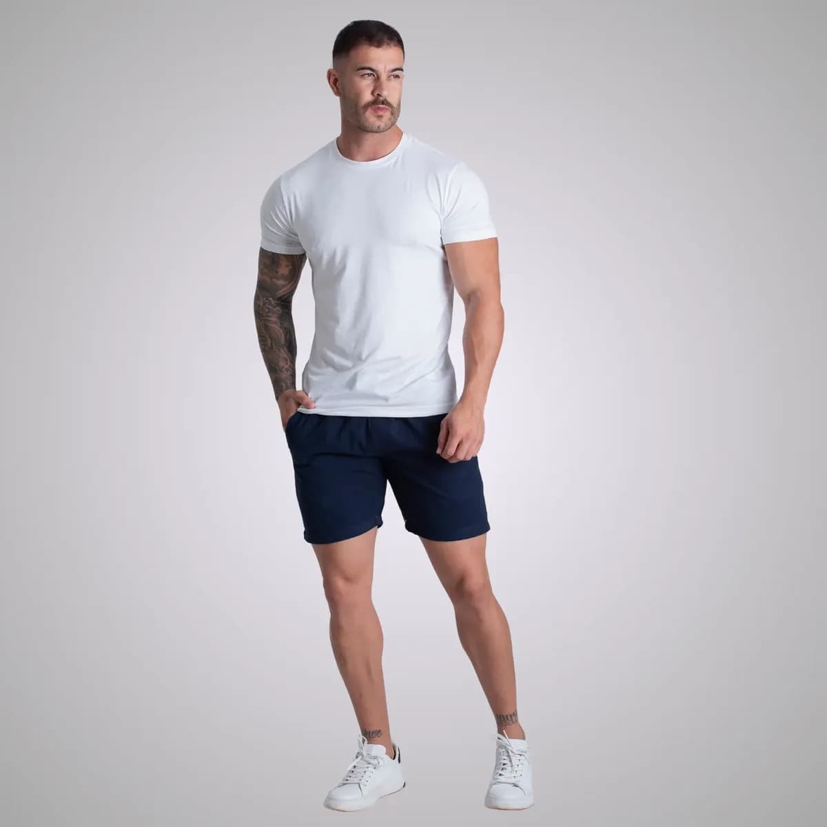 Short Tactel Azul Marinho, foto 1 de 3