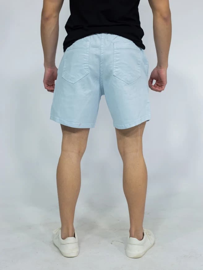 Short Linho Azul Claro, foto 2 de 3