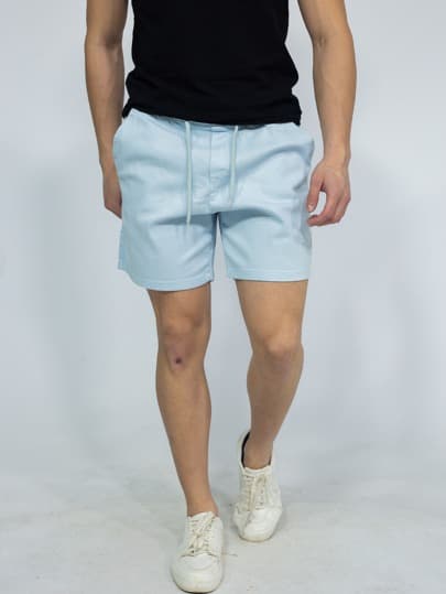 Short Linho Azul Claro, foto 3 de 3
