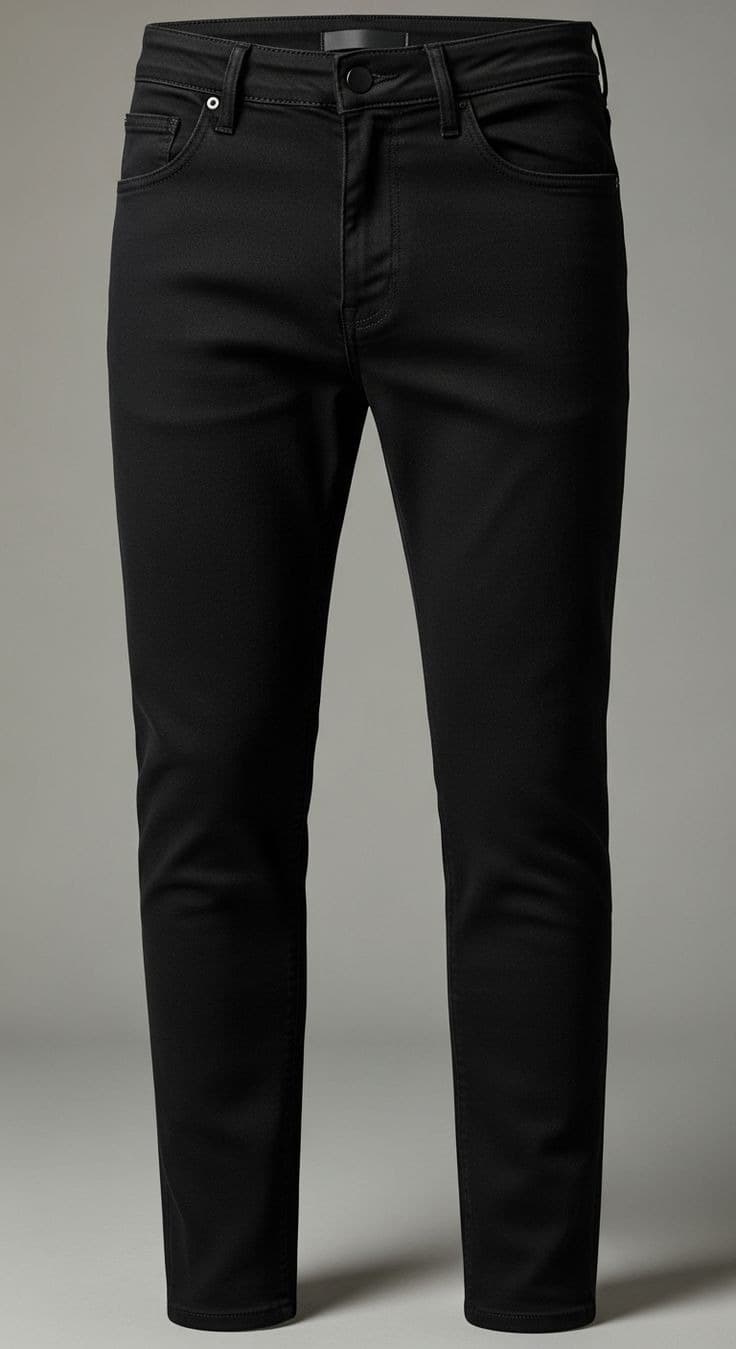 Calça Slim Preta, foto 1 de 3