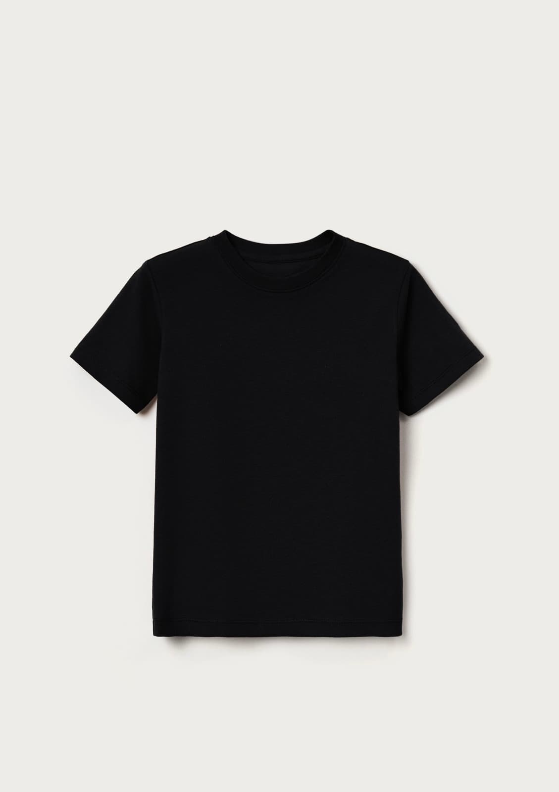 Camiseta Básica Algodão Preta, foto 3 de 4