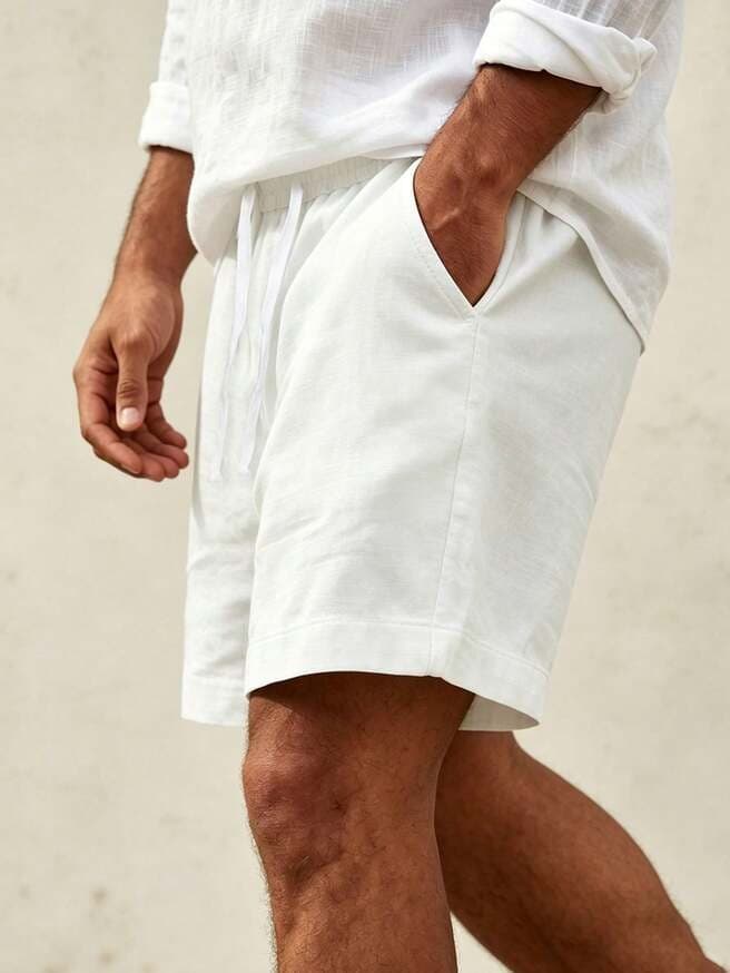 Short Linho Branco, foto 2 de 4