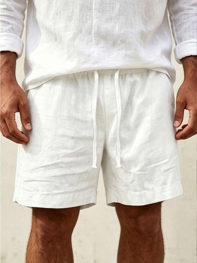Short Linho Branco, foto 3 de 4